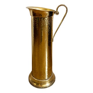 Vintage Brass Umbrella Stand, 1950s For Sale