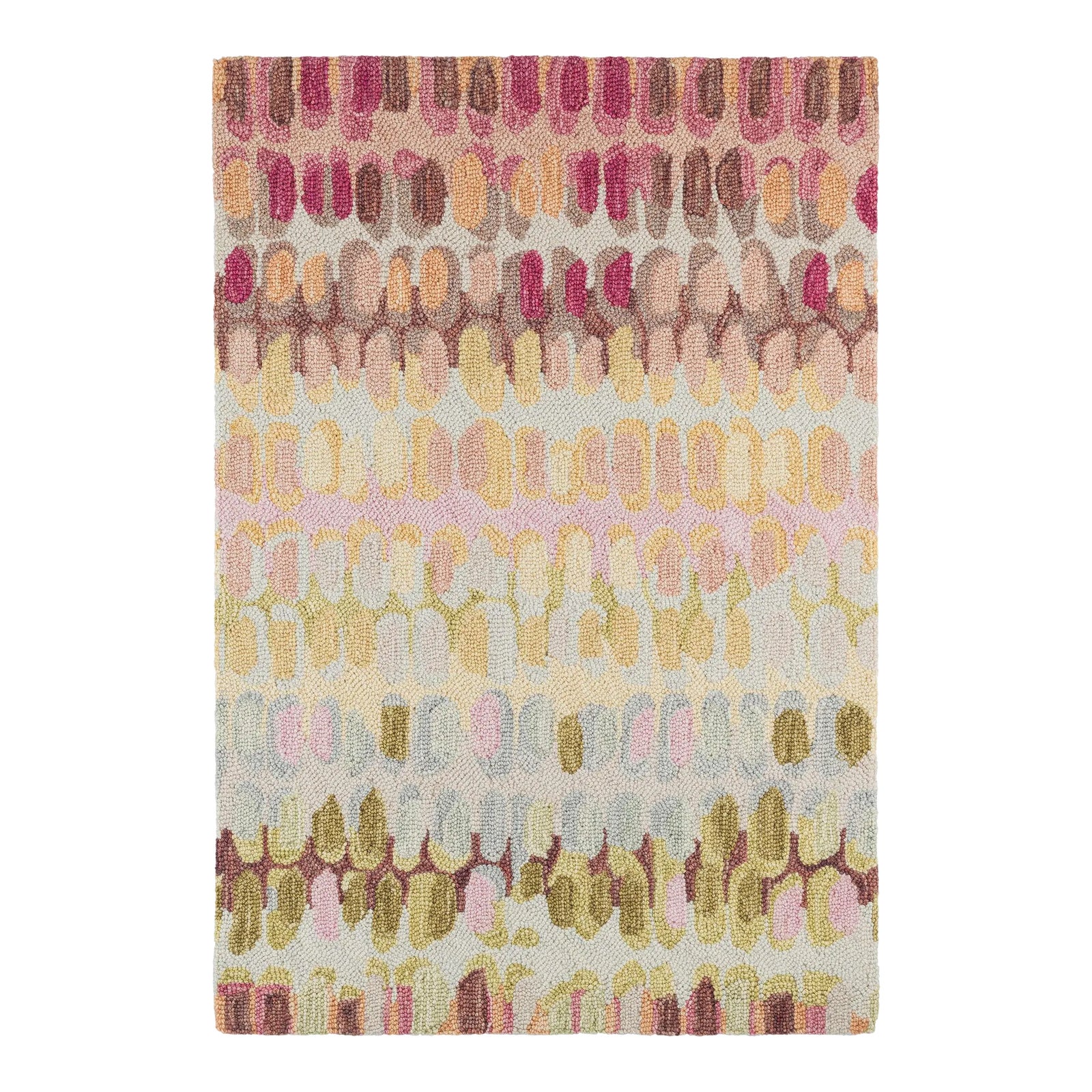 Dash & Albert by Annie Selke Paint Chip Pastel Micro Hooked Wool Rug, 6 ...