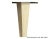 McM/Retro Coffee Table and Matching End Tables in Navy and Light Raw Wood - Set of 3 For Sale - Image 4 of 5