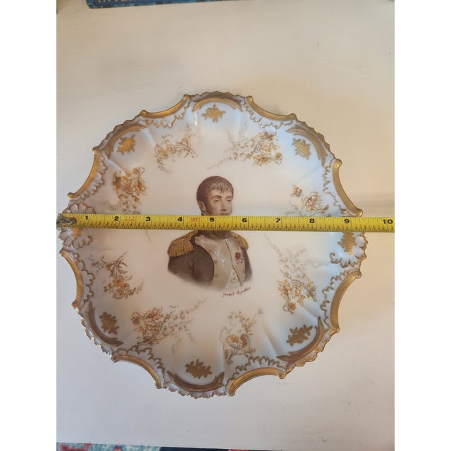Limoges, France Limoge Joseph Napoleon Plate For Sale - Image 4 of 4