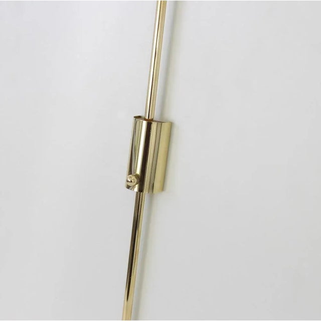 1970s Mid-Century Brass Wall Sconces by Florian Schulz, 1980s For Sale - Image 5 of 6