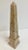 1950s Vintage French Art Deco Fossil Marble Obelisk For Sale - Image 5 of 5