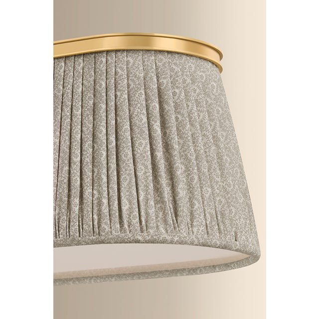 2020s Hudson Valley Lighting Valeria 48.75 in. 3 Light Linear in Aged Brass Finish For Sale - Image 5 of 7