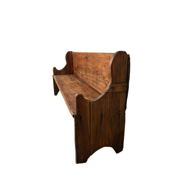 Late 19th Century Rustic Bench in Mountain Larch For Sale - Image 4 of 7