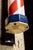 Antique Porcelain and Milk Glass Barber Pole For Sale In Chicago - Image 6 of 6