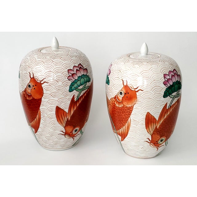 Ceramic Ginger Jars For Sale - Image 7 of 12