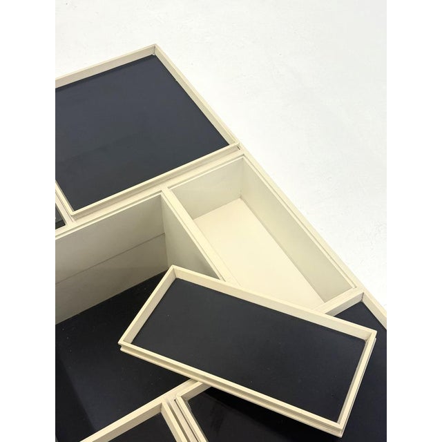White Modular Coffee Table by Carlo Hauner for Forma, 1970s For Sale - Image 10 of 12