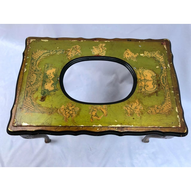 Antique Country French Tray Top Side Table For Sale In Dallas - Image 6 of 13