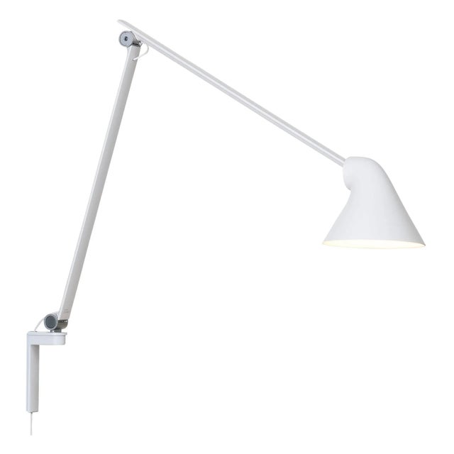 Louis Poulsen Oki Sato NJP White Large Wall Light for Louis Poulsen For Sale - Image 4 of 4