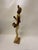 Chocolate Mid-Century Modern Cuban Style Hand-Carved Wooden Female Figurine For Sale - Image 8 of 12