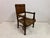 Arts and Crafts Oak Armchair with Saddle Seat, Early 20th Century For Sale - Image 12 of 14