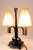 Art Deco Cast Iron Table Lamp with Fabric Shades, 1920s For Sale - Image 17 of 18