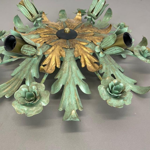 Large Florentiner Theatre Ceiling Light from Banci Firenze, Italy, 1970s For Sale - Image 11 of 18