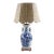 Vintage Blue and White Porcelain Vase Lamp For Sale