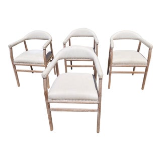 Set of Four Burnett Armchairs For Sale