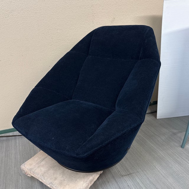Blue Toan Nguyen for Wendelbo Sail Swivel Lounge Chair For Sale - Image 8 of 12