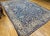 Antique Ziegler Mahal Sultanabad Rug, Hand-Knotted Wool, Geometric Pattern, Navy & Ivory, 9x12 For Sale In Chicago - Image 6 of 16