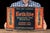 c. 1920s; Usona Manufacturing Company, Inc. - Toledo, OH / San Francisco, CA Painted tin countertop display cabinet...