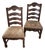 Late 20th Century The Florence Volute: Pair of Italian Renaissance Revival Carved Chairs For Sale