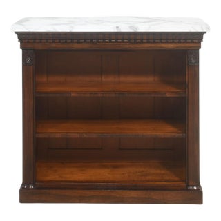 Regency Rosewood Open Bookcase For Sale