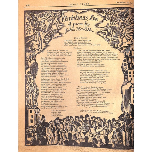1930s Rex Whistler “Radio Times Christmas Number” December 1931 For Sale - Image 5 of 10
