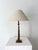 Gold Patinated Brass Column Lamp, Britain, 1940s For Sale - Image 8 of 8