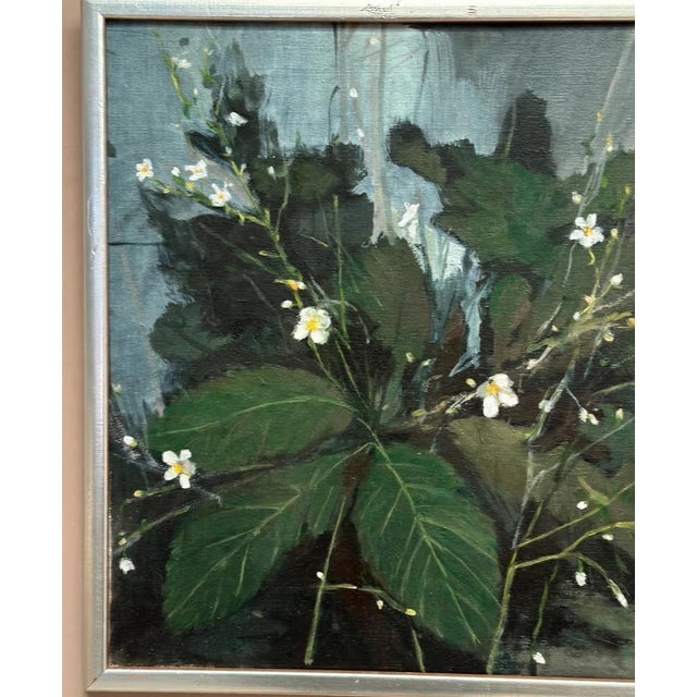 M. Jakobsson, White Blossoms, 1950s, Oil Painting on Canvas, Framed For Sale - Image 8 of 18