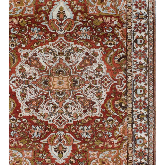 eivan Woven Arts- Antique Persian Bakhtiari Rug With Classic Ornate Central Medallion Design. Rug/11-80703, Antique...