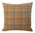 Custom-tailored designer pillow in a beautiful plaid fabric. Same fabric on the reverse. Hidden zipper closure. Generous...
