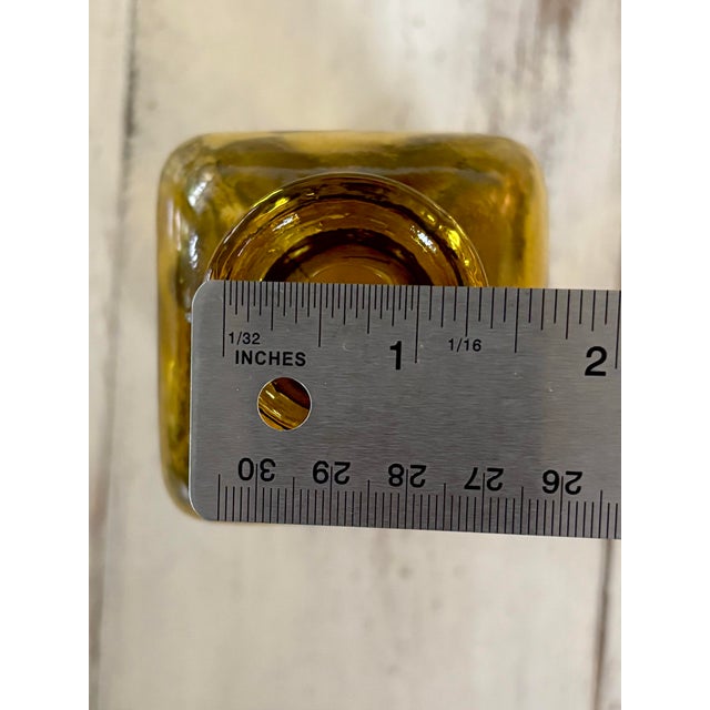 Mid-Century Amber Apothecary Bottle For Sale - Image 10 of 12