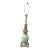 1950s Stiffel "Ostrich Egg" Lamp in Celadon Green For Sale