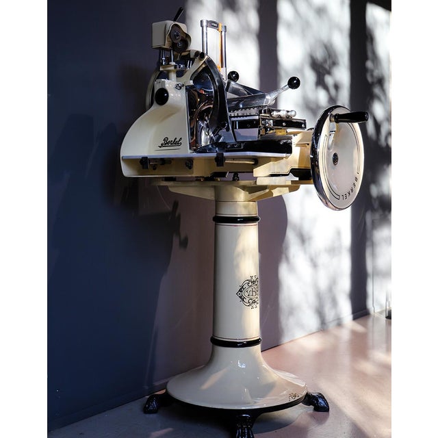 Cream Berkel H9 Slicer, 1942 For Sale - Image 8 of 8