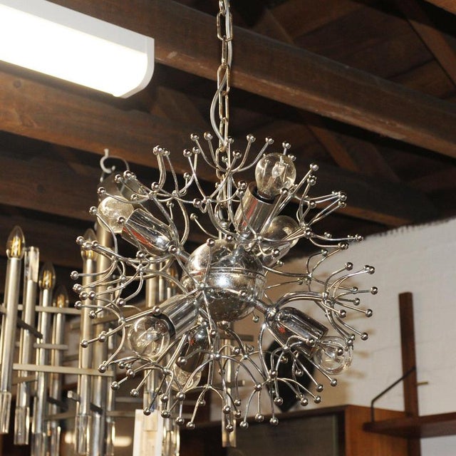 Sputnik Pendant Light from Sciolari, 1960s For Sale - Image 3 of 10