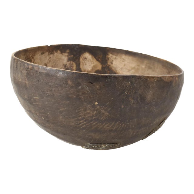 Early 20th Century Nupe Wood Bowl Nigeria For Sale