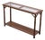 Chippendale Chinese Console Table in Faux Bamboo, 1970s For Sale