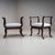 Mid-20th Century Pair of Walnut Tabourets, Italy For Sale - Image 9 of 18