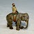 Antique 19th Century Mini Cold Painted Austrian Vienna Bronze Elephant Statue For Sale - Image 9 of 9