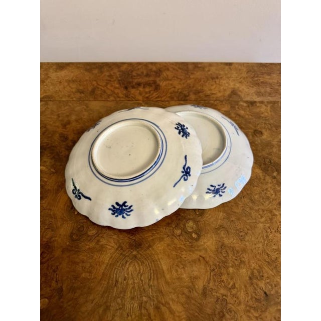 1900 - 1909 Antique Japanese Imari Plates, 1900, Set of 2 For Sale - Image 5 of 6
