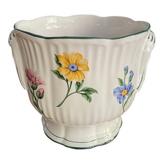 Tiffany & Co. "Sintra" Ceramic Jardiniere, Made in Portugal For Sale