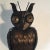 Wood 1960s Brutalist Goolgly Eyed Owl Sculpture For Sale - Image 7 of 12