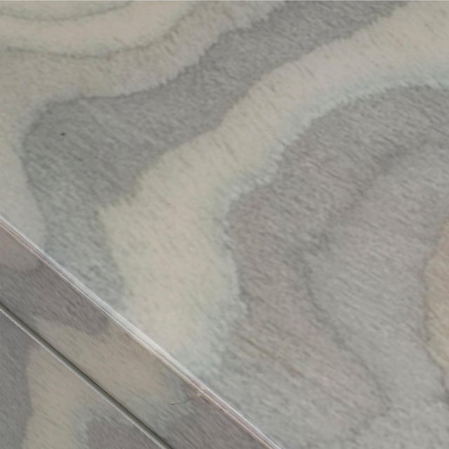 Jamie Young Elevation Decorative Box, Pale Blue Lacquer For Sale - Image 4 of 7