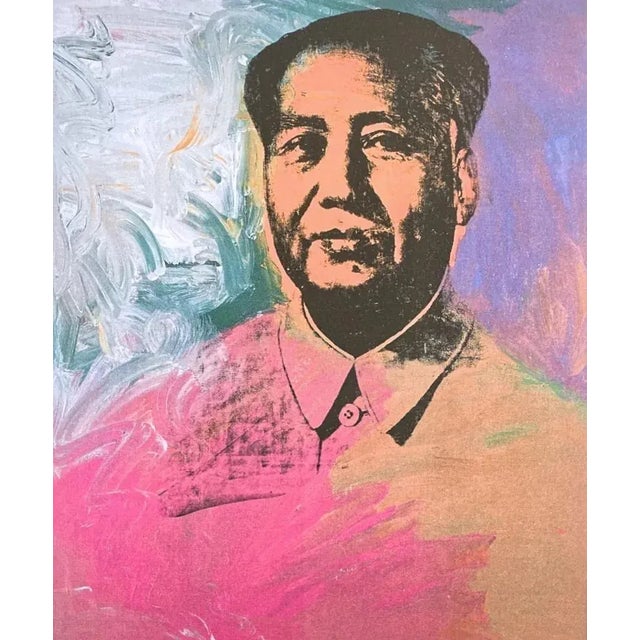 Andy Warhol "Mao Zedong" offset lithograph in colors on Arches paper, Georges Israel Editeur, sheet size 38,5 x 57 cm,...