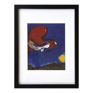 Chagall Lithograph Dm0127 Derriere Le Miroir 1950 Framed
