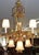 1950s 1950s Louis XV French Style Gilt Bronze 6 Light Chandelier For Sale - Image 5 of 15