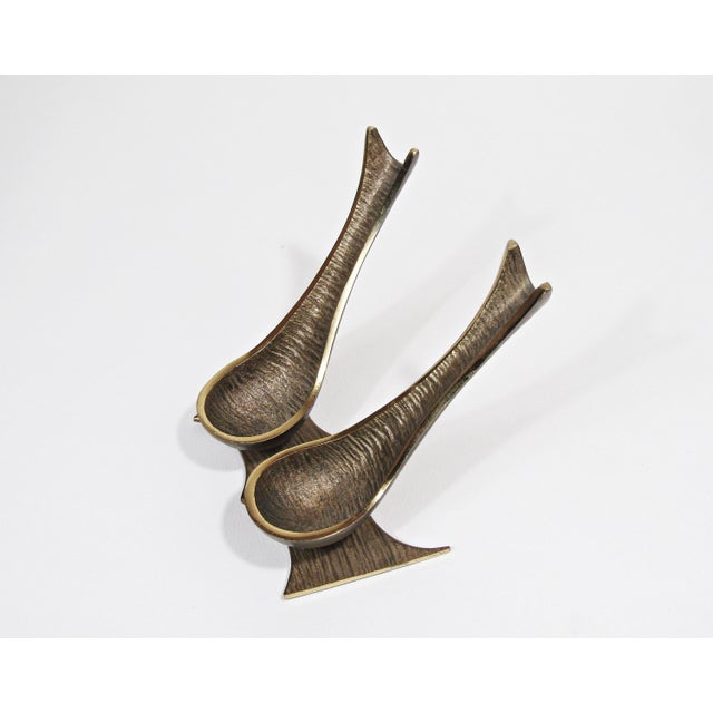 Metal Walter Bosse Austrian Mid 20th Century Double Pipe Holder For Sale - Image 7 of 14