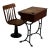 Antique School Desk and Chair For Sale