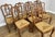 Vintage French Dining Chairs in Oak, Set of 8 For Sale - Image 3 of 14