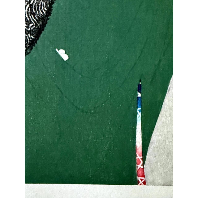 Japanese Large Woodblock Print It Looks Like Snow by Ito Shinsui For Sale - Image 12 of 14