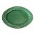Bordallo Pinheiro 'Rabbit Green' Serving Platter | Portugal Art Pottery For Sale