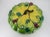 Ceramic Late 19th Century Chinese Porcelain Footed Altar Box Melon Form Mottled Chartreuse Body With Twisting Vine Leaf For Sale - Image 7 of 7
